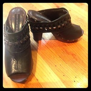 SOLD Steve Madden Durann Studded Leather Mules